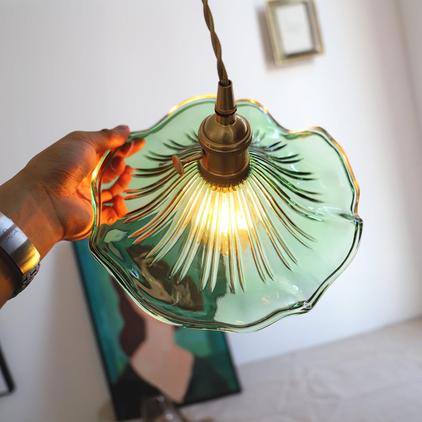 Beautiful Floral Pendant Light Fixture