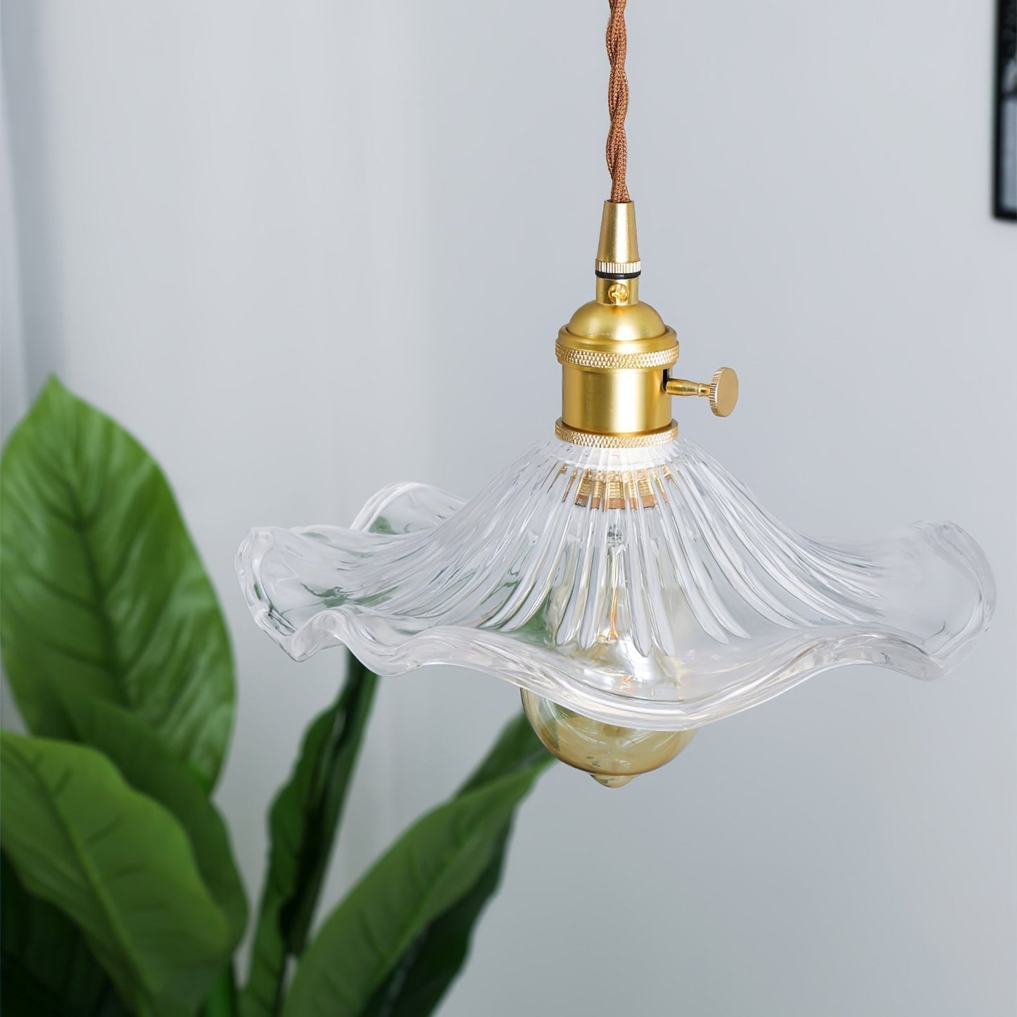 Beautiful Floral Pendant Light Fixture