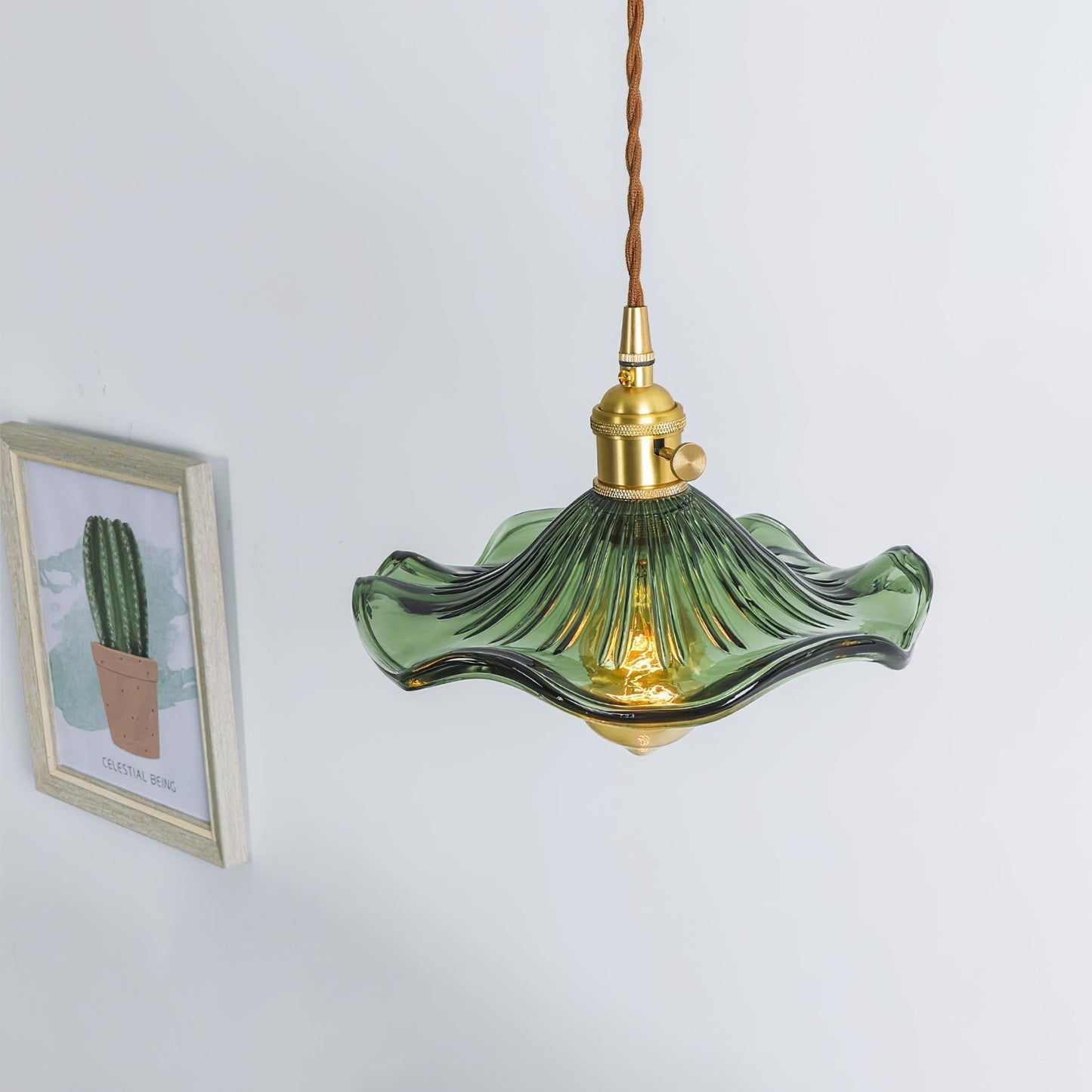 Beautiful Floral Pendant Light Fixture