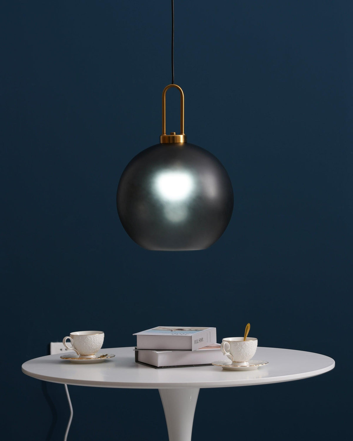 Sleek Glass Pendant Light Modern Ceiling Fixture