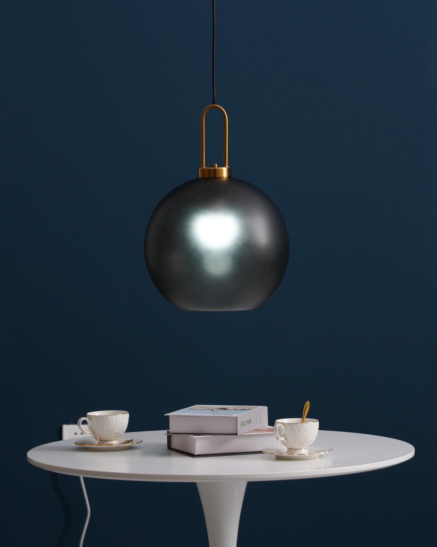 Sleek Hanging Glass Pendant Light