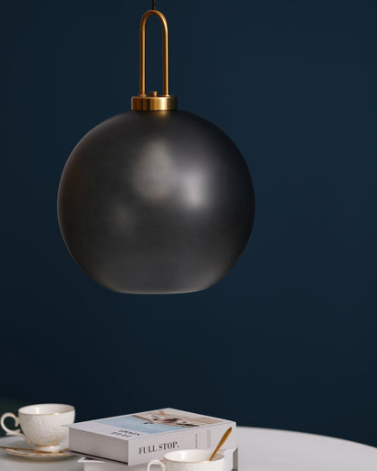 Sleek Glass Pendant Light Modern Ceiling Fixture