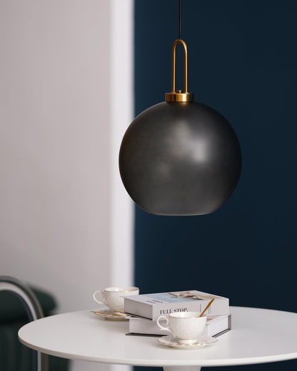 Sleek Glass Pendant Light Modern Ceiling Fixture