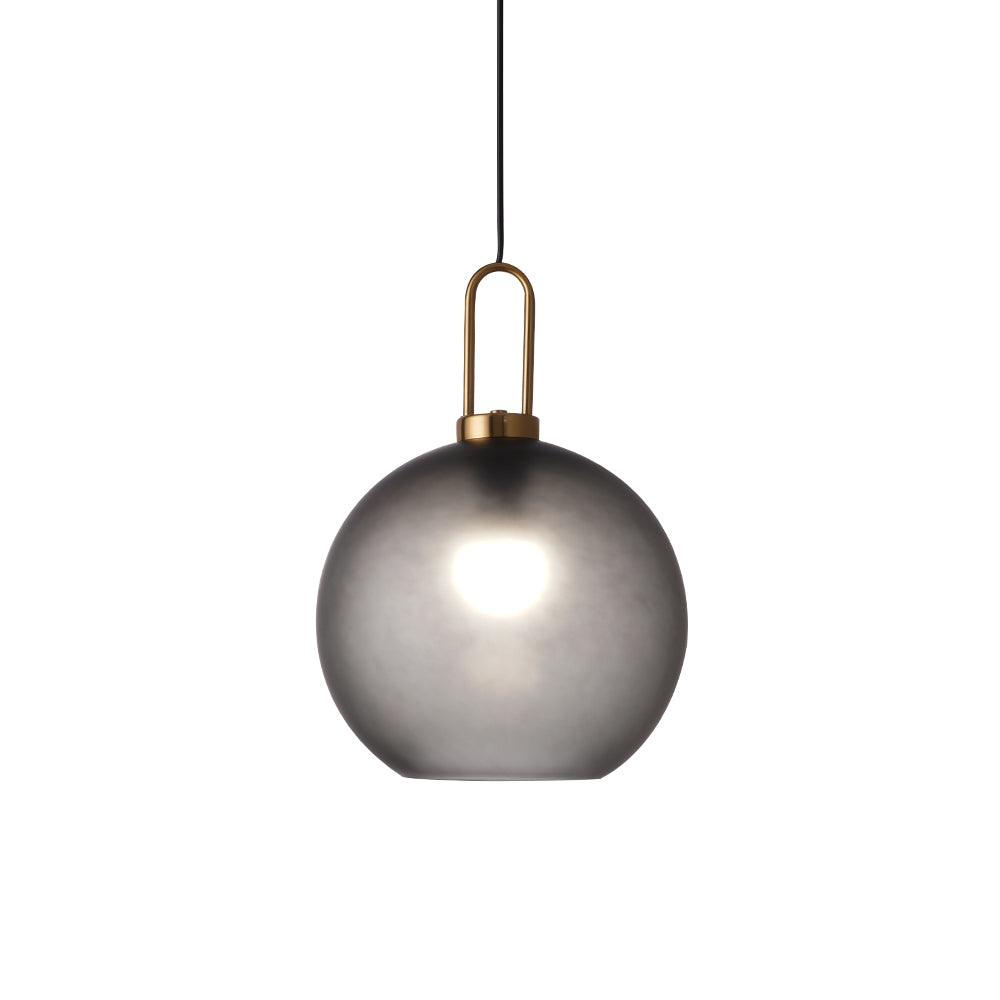 Sleek Glass Pendant Light Modern Ceiling Fixture