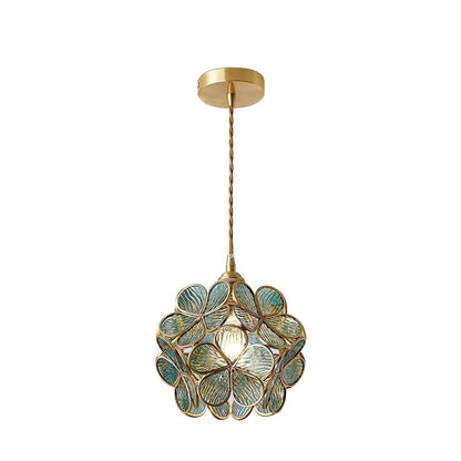 Elegant Glass Pendant Ceiling Light Adjustable Height
