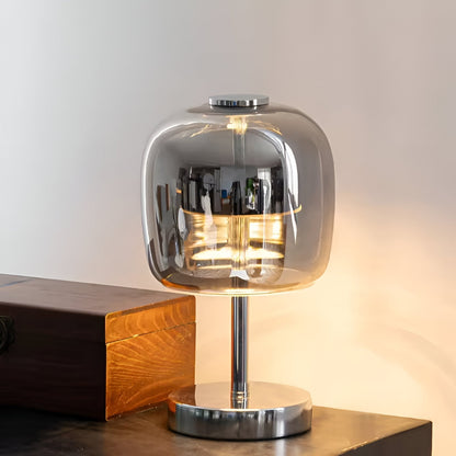 Sleek Grey USB Dimmable LED Desk Lamp