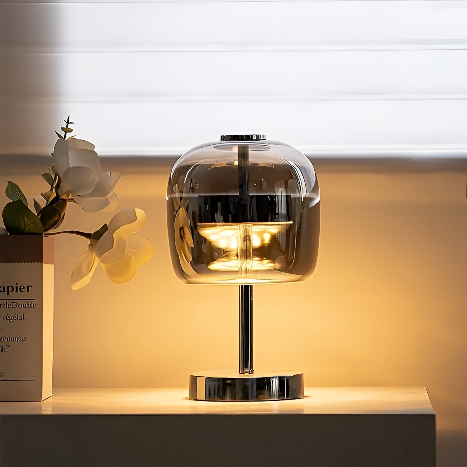 Sleek Grey USB Dimmable LED Desk Lamp - Cofik