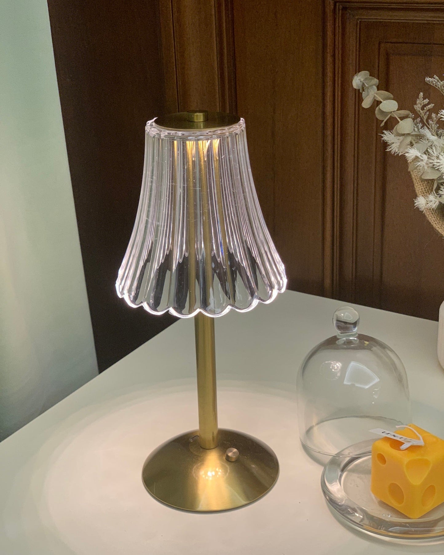 Luxury Gold Compact Desk Lamp