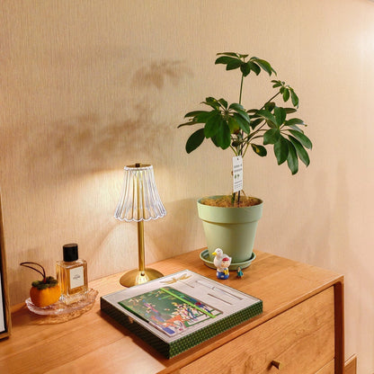 Luxury Gold Compact Desk Lamp