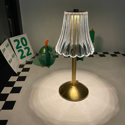Luxury Gold Compact Desk Lamp