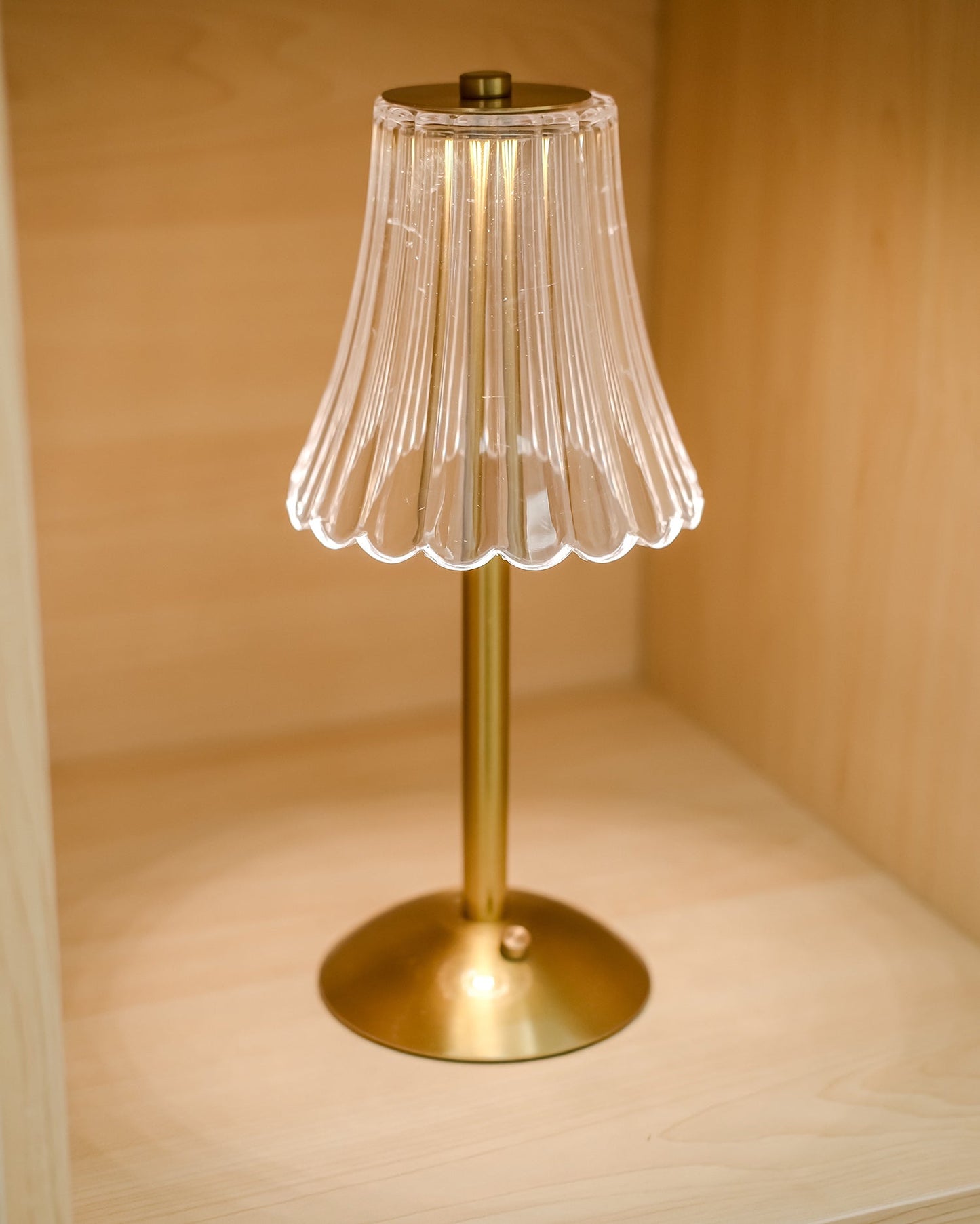 Luxury Gold Compact Desk Lamp
