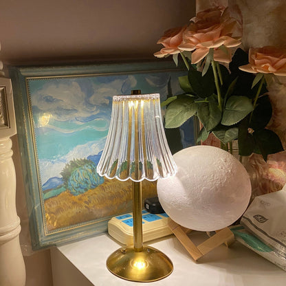 Luxury Gold Compact Desk Lamp