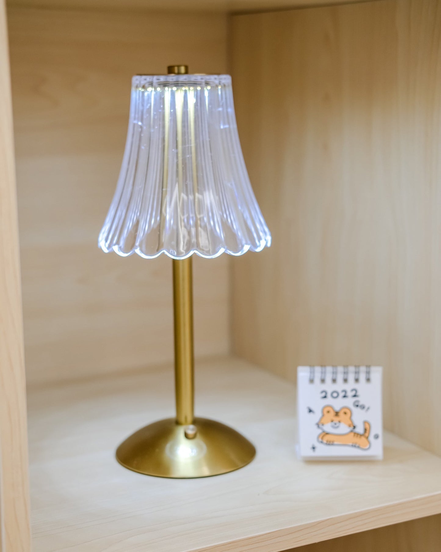 Luxury Gold Compact Desk Lamp
