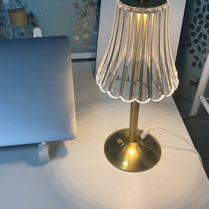 Luxury Gold Compact Desk Lamp
