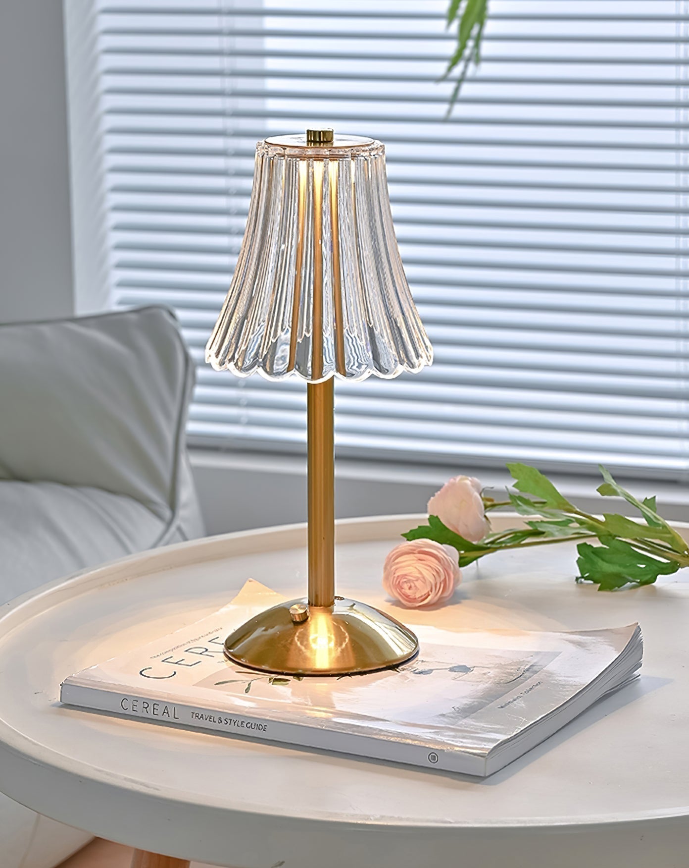 Luxury Gold Compact Desk Lamp