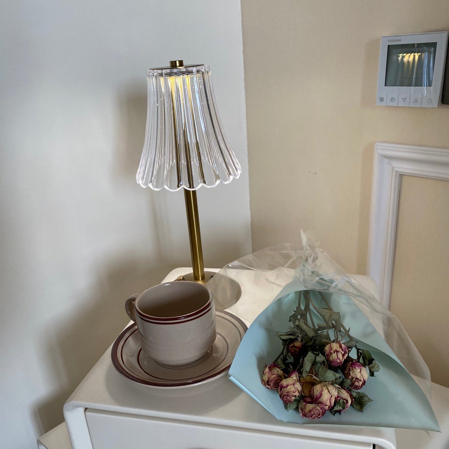 Luxury Gold Compact Desk Lamp