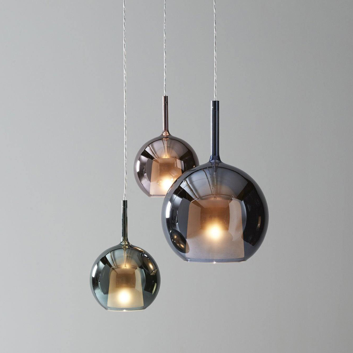 Beautiful Glass Pendant Light for Kitchen Island Ceiling