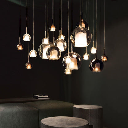 Beautiful Glass Pendant Light for Kitchen Island Ceiling