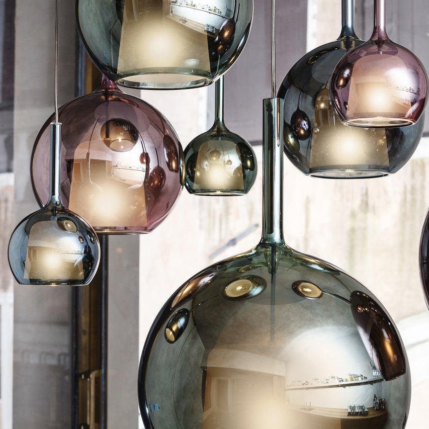 Beautiful Glass Pendant Light for Kitchen Island Ceiling