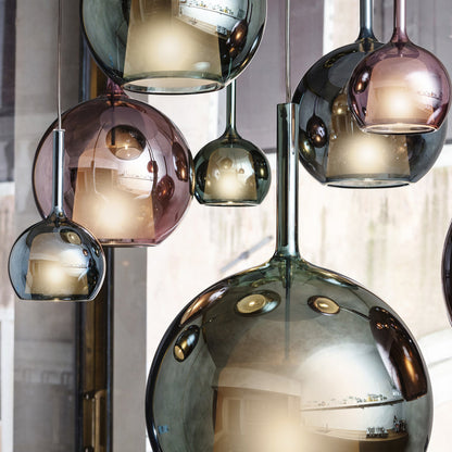 Beautiful Glass Pendant Light for Kitchen Island Ceiling