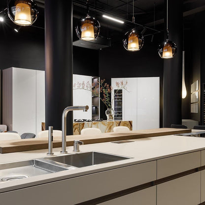 Beautiful Glass Pendant Light for Kitchen Island Ceiling