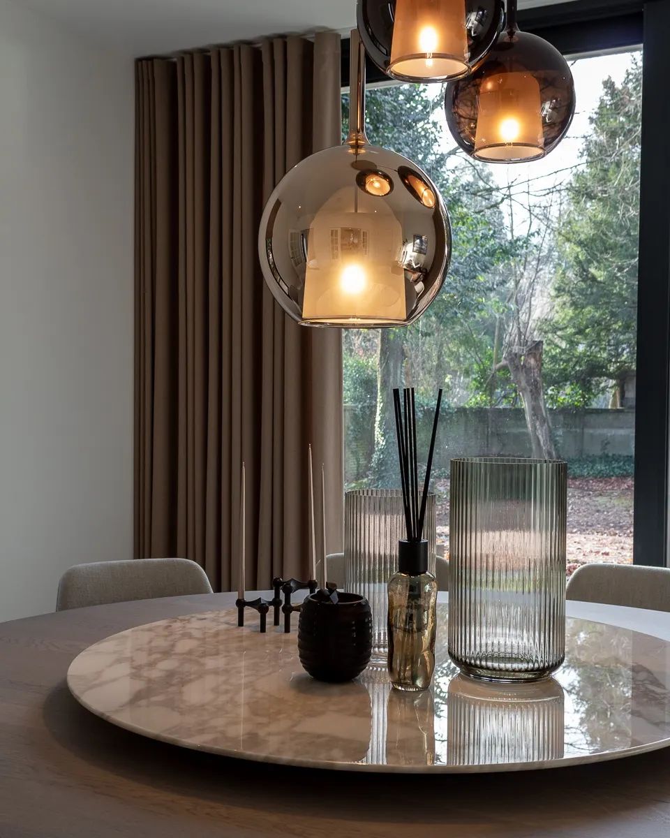 Beautiful Glass Pendant Light for Kitchen Island Ceiling
