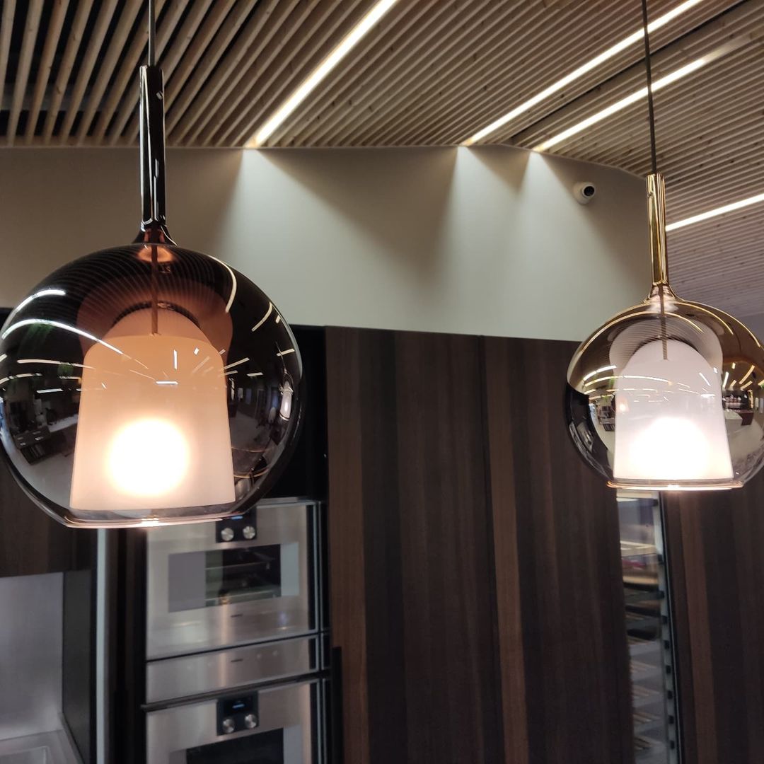 Beautiful Glass Pendant Light for Kitchen Island Ceiling