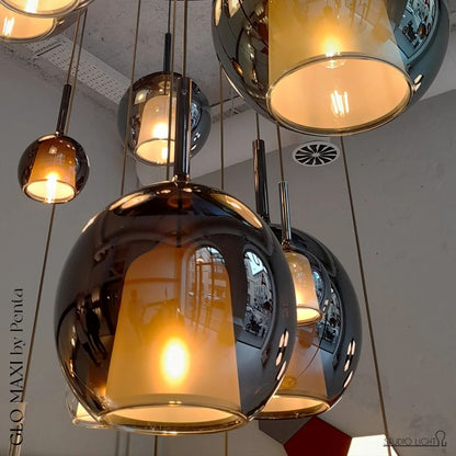 Beautiful Glass Pendant Light for Kitchen Island Ceiling