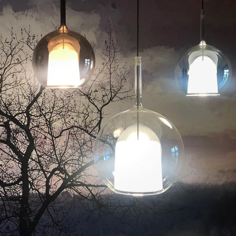 Beautiful Glass Pendant Light for Kitchen Island Ceiling