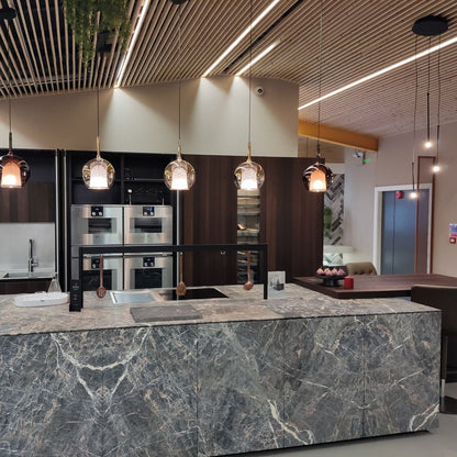 Beautiful Glass Pendant Light for Kitchen Island Ceiling