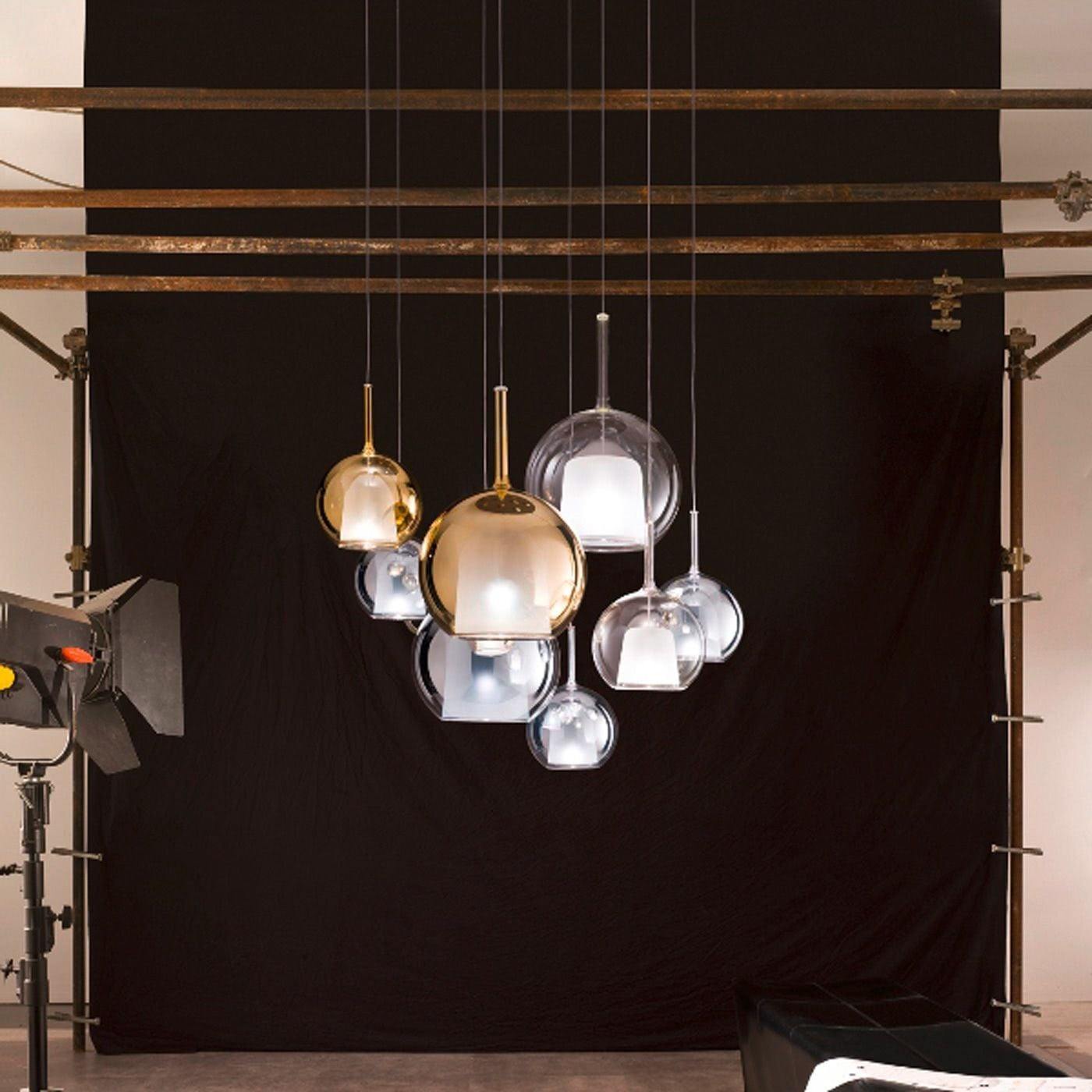 Beautiful Glass Pendant Light for Kitchen Island Ceiling