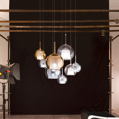 Beautiful Glass Pendant Light for Kitchen Island Ceiling