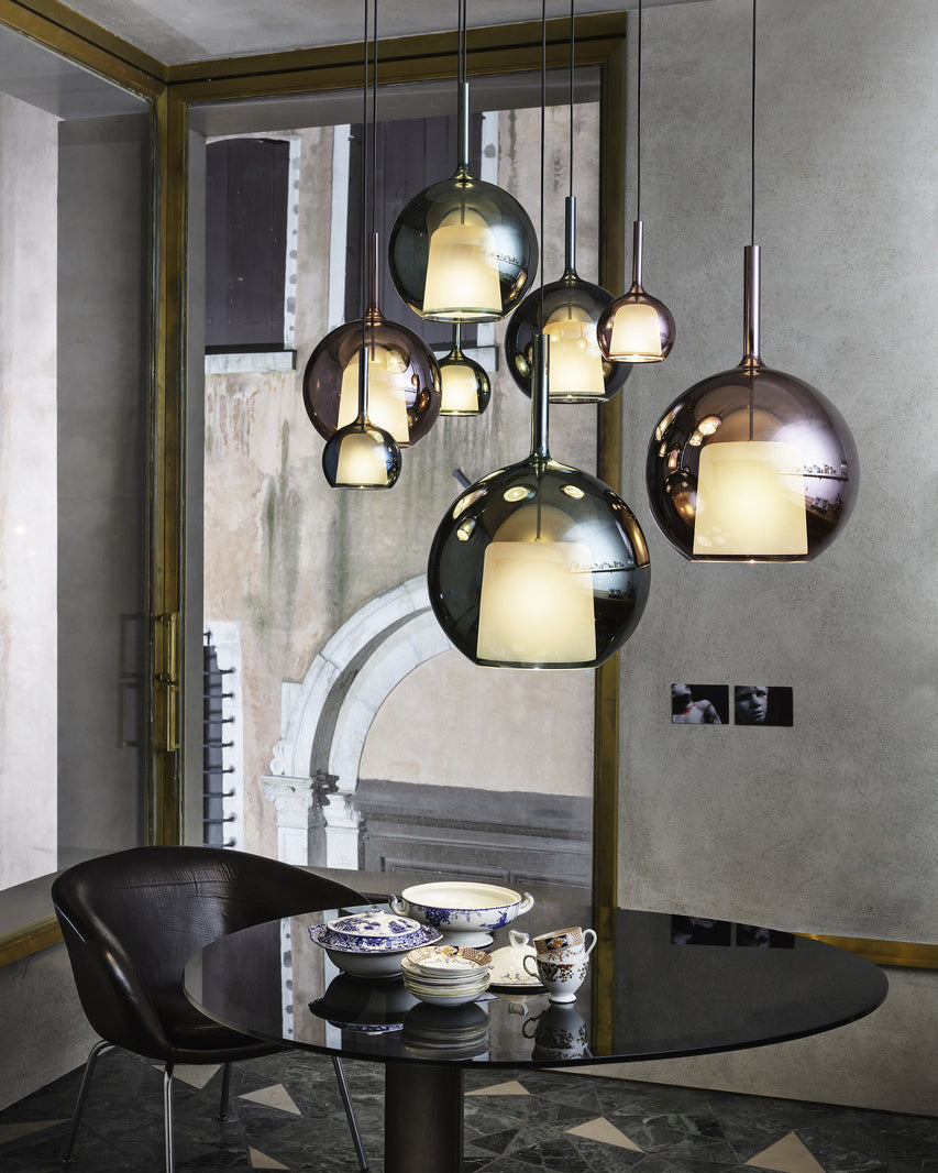 Beautiful Glass Pendant Light for Kitchen Island Ceiling