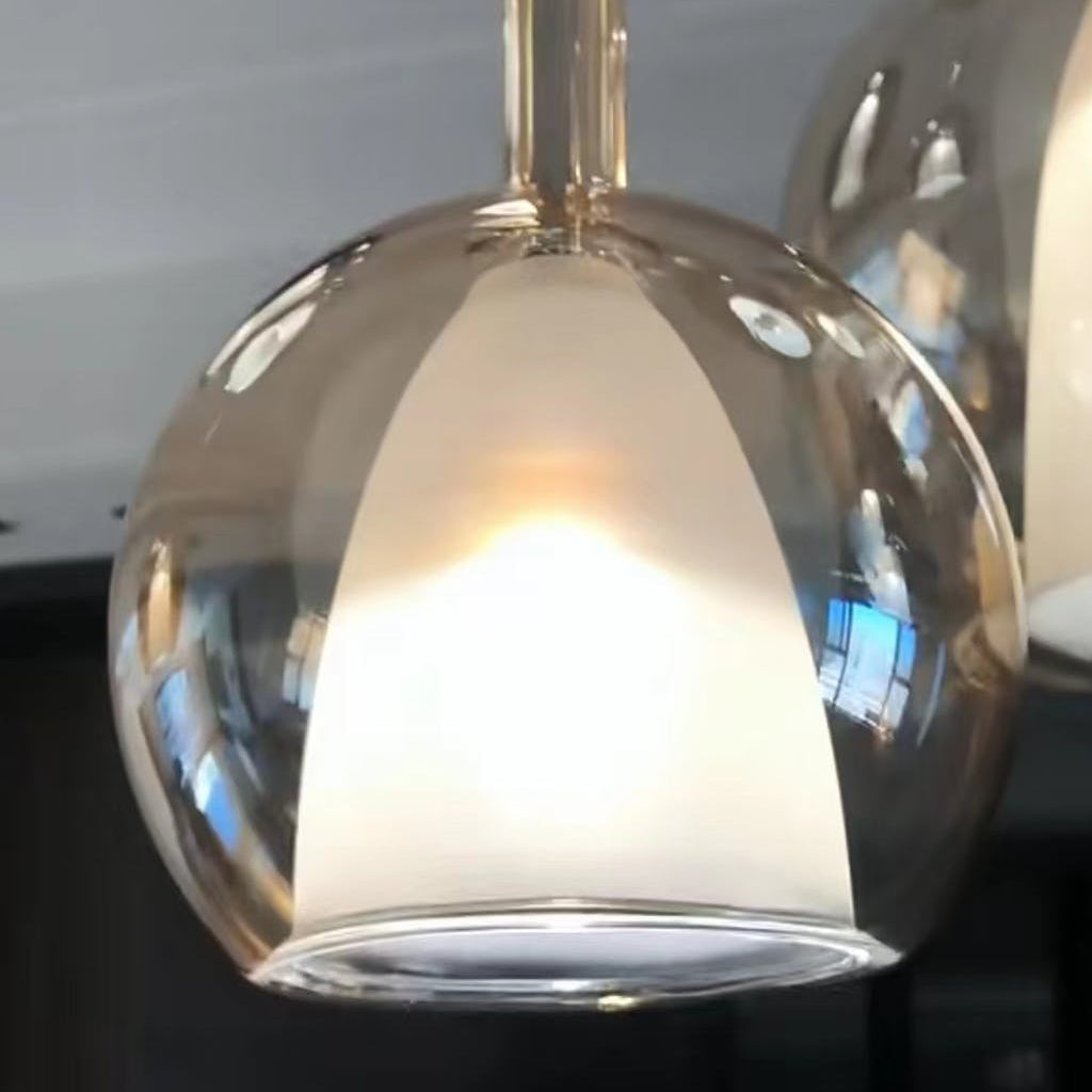Beautiful Glass Pendant Light for Kitchen Island Ceiling