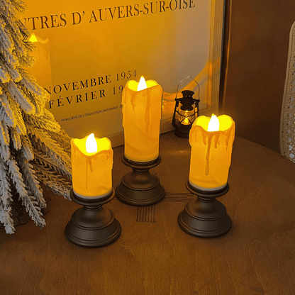 Battery Operated Flickering Decorative Candles