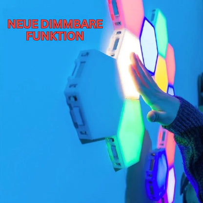 Colorful LED Light Wall Panels - Sound Sync