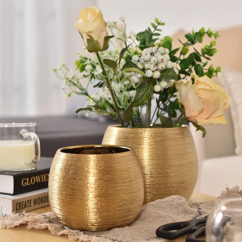 Luxury Rose Gold Planter Pot - Cofik