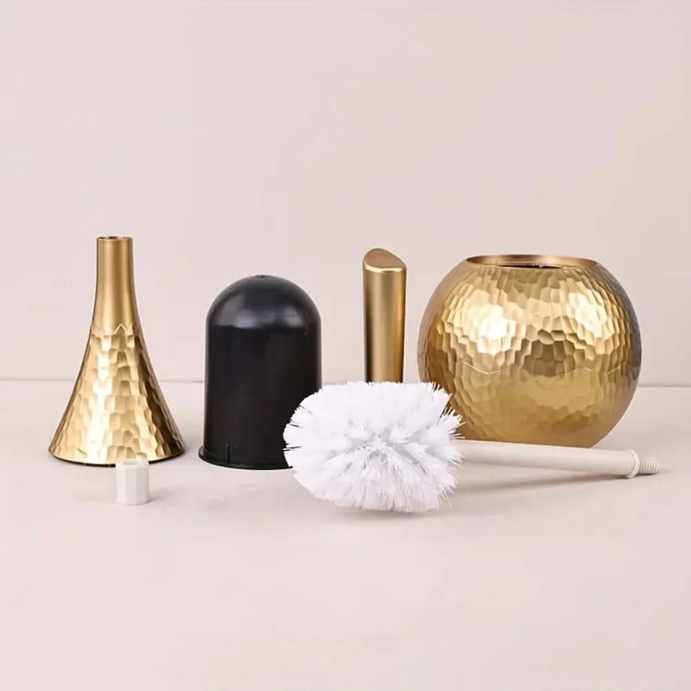 Luxury Golden Toilet Brush for Bathroom Hygiene