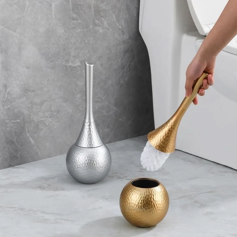Luxury Golden Toilet Brush for Bathroom Hygiene