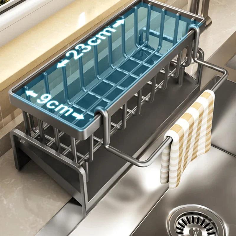Compact Sink Kitchen Stainless Steel Drainer Rack