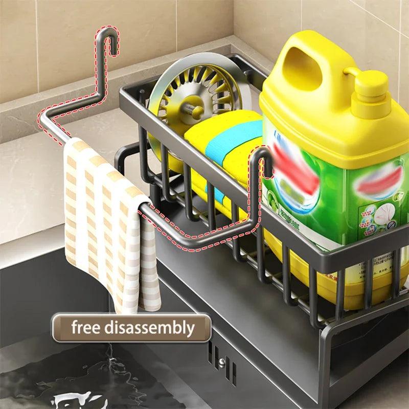Compact Sink Kitchen Stainless Steel Drainer Rack