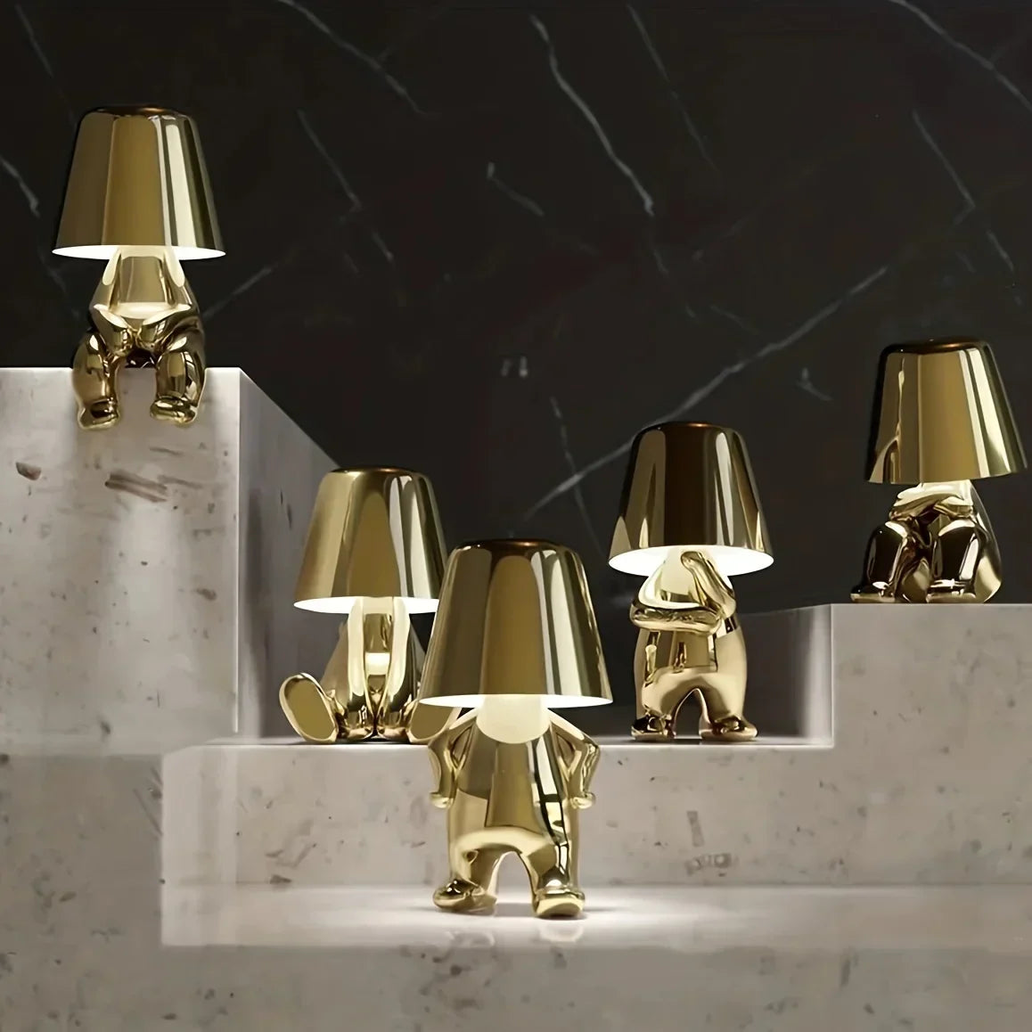 Stylish LED Sculpture Table Lamp