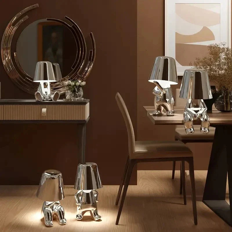 Stylish LED Sculpture Table Lamp