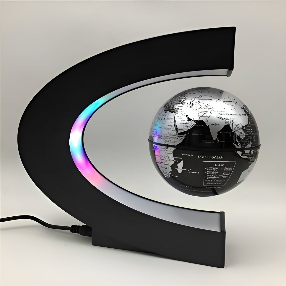 Colorful Interactive LED Globe with Sensory Touch