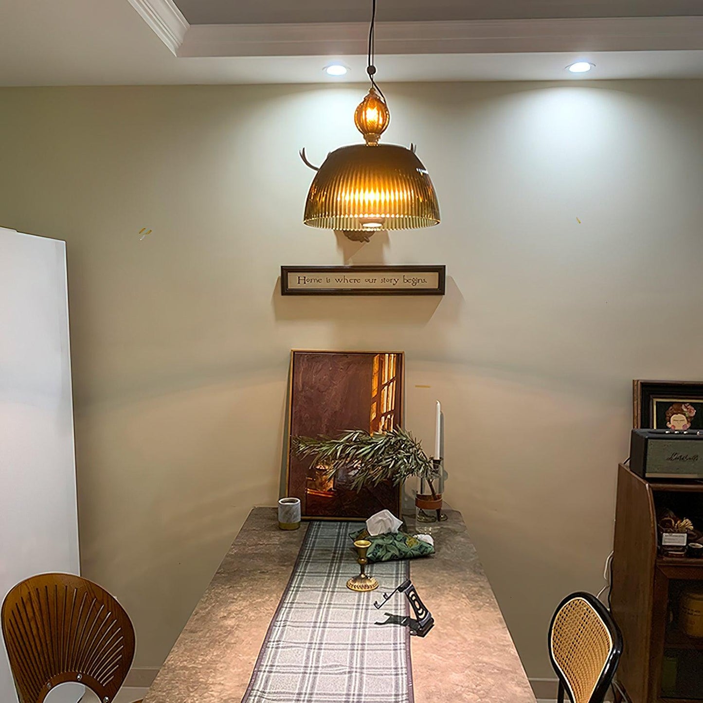 Modern Glass Pendant Hanging Lamp