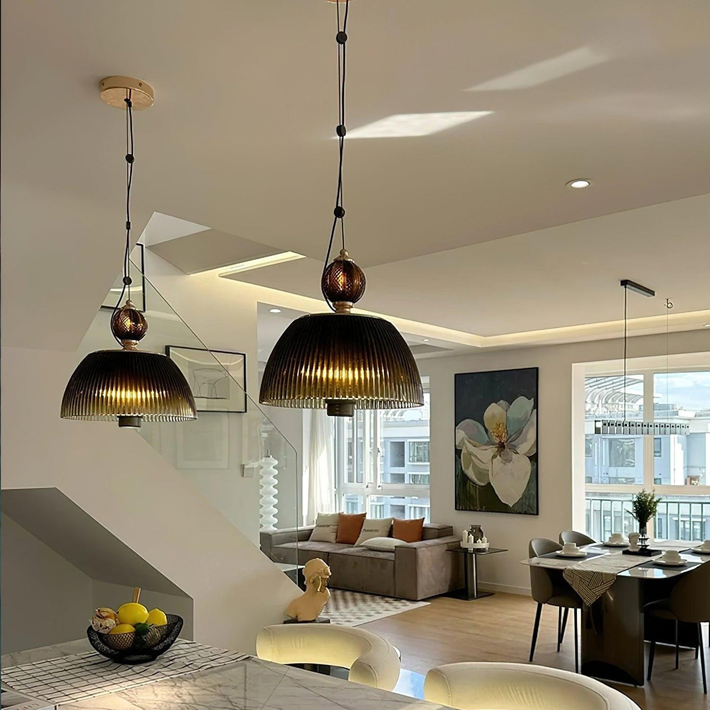 Modern Glass Pendant Hanging Lamp