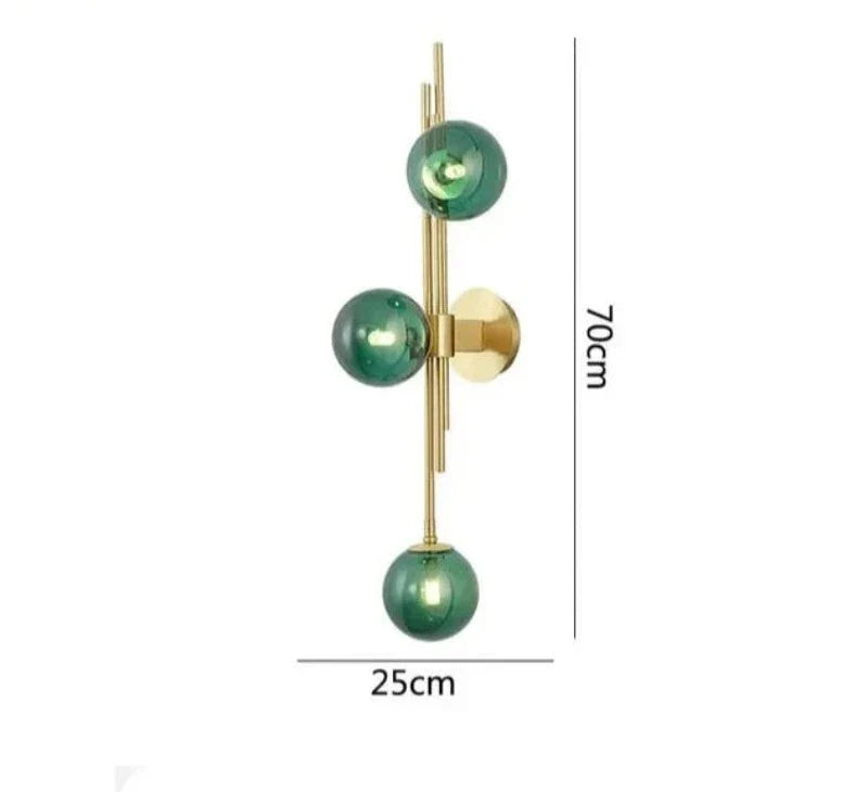 Stylish Glass Globe Wall Lights