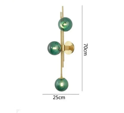 Stylish Glass Globe Wall Lights