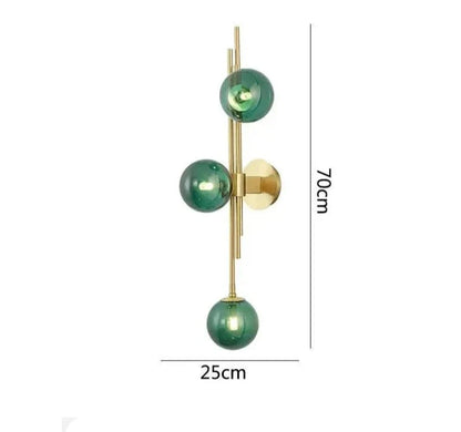 Stylish Glass Globe Wall Lights