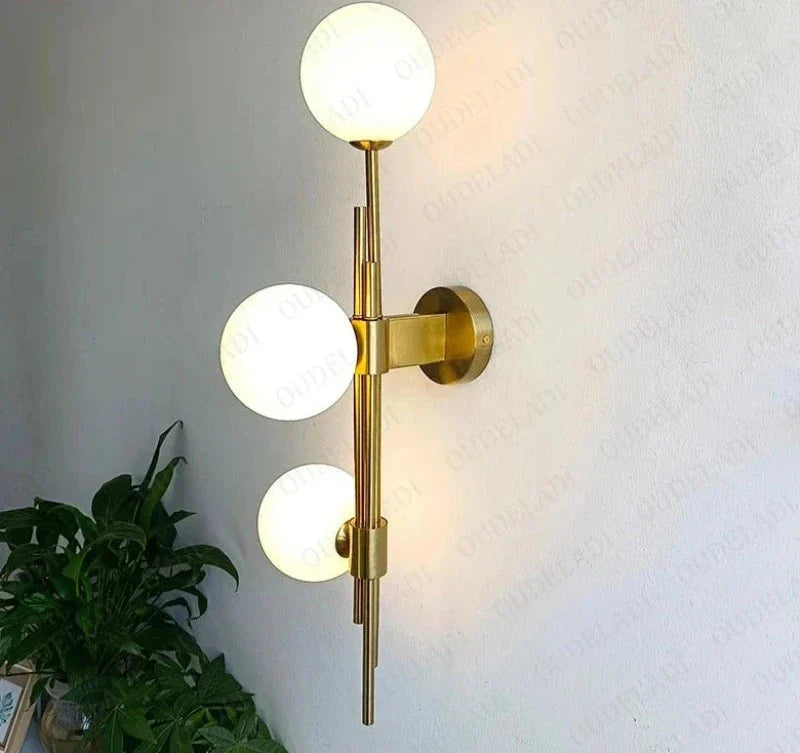 Stylish Glass Globe Wall Lights